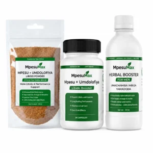 Mpesu + Umdolofiya Men's Libido MpesuMax Liquid, Powder & Capsules | MpesuMax Triple Pack